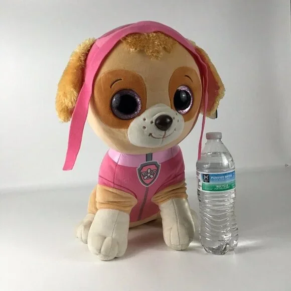Ty Beanie Boos Paw Patrol Jumbo 17 Skye HUGE Stuffed Plush Toy Dog